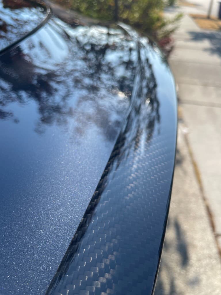 SUV cargo area — interior after detail