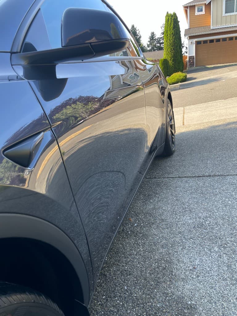 Interior door trim and materials — after detail