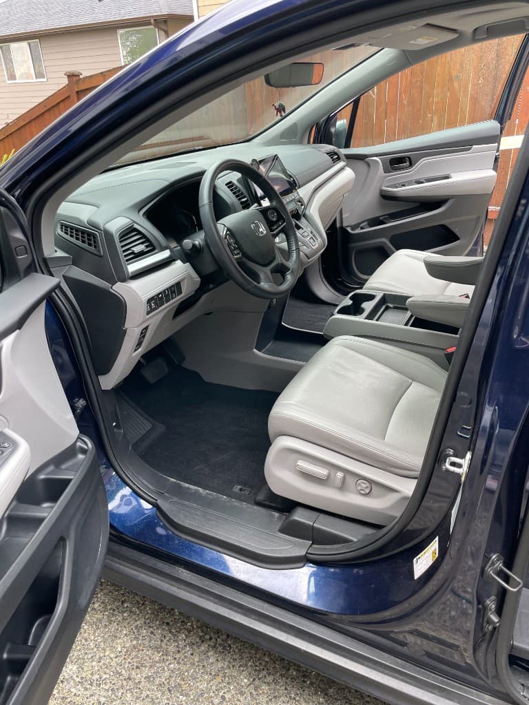 Mercedes-Benz driver cabin — interior after detail
