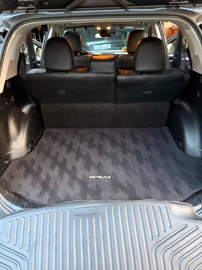 Interior detail — cargo and seating