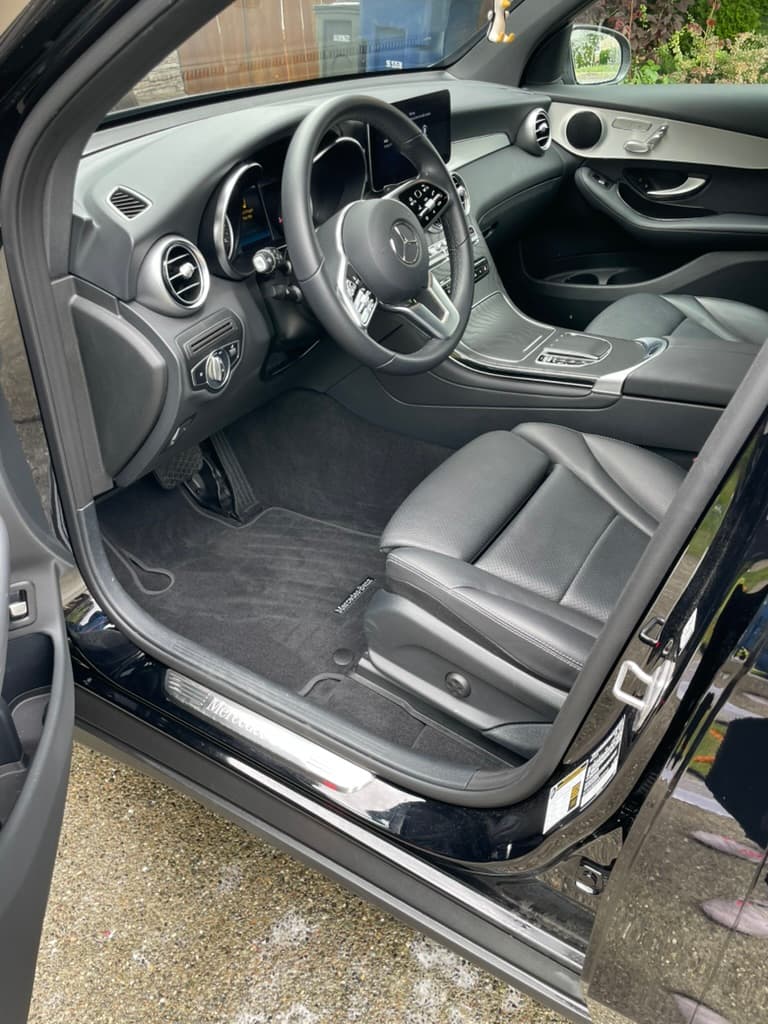 Mercedes GLC interior after detail